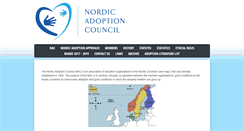 Desktop Screenshot of nordicadoption.org